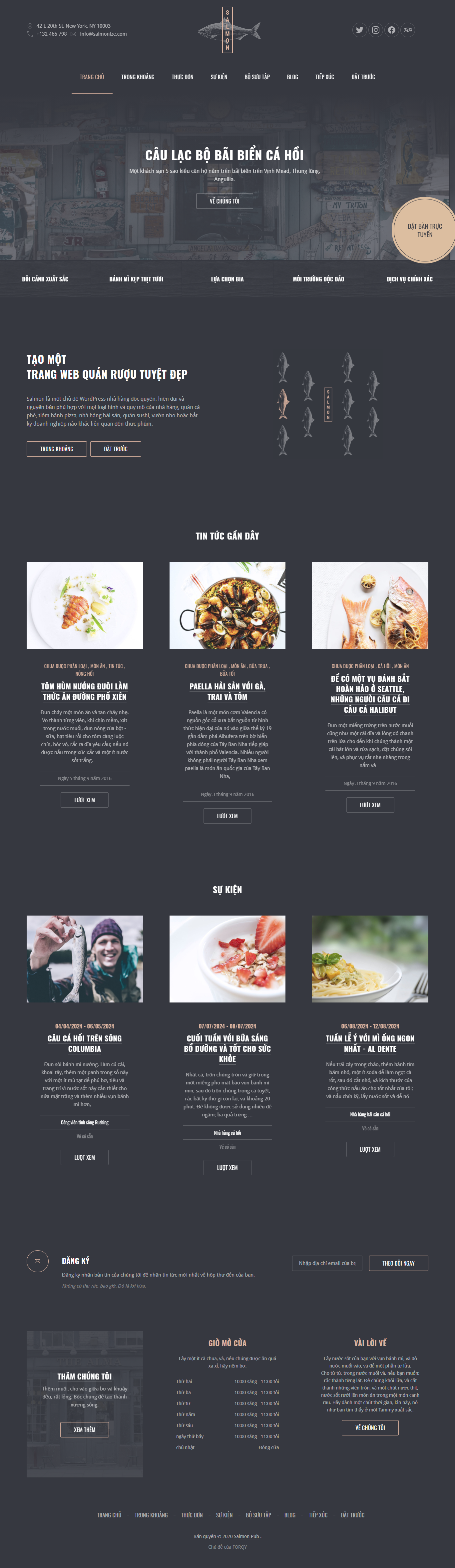 Mẫu website thực phẩm 004